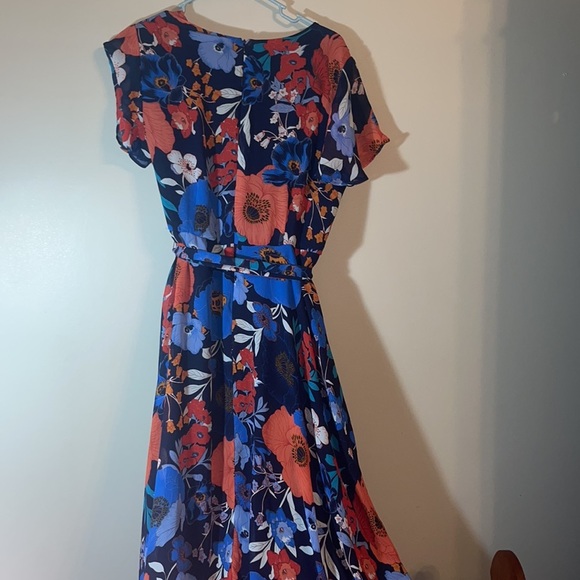 Lane Bryant Floral Wrap Dress - Picture 3 of 5